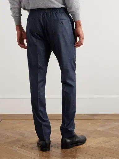 Paul Smith Tapered Wool-Blend Drawstring Suit Trousers - Men | Thumbnail 3 Paul Smith Tapered Wool-Blend Drawstring Suit Trousers - Men | Thumbnail 3