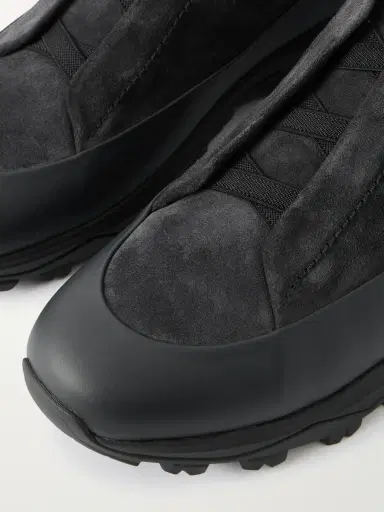 Zegna Triple Stitch™ Monte Rubber-Trimmed Suede Slip-On Sneakers - Men | Thumbnail 5 Zegna Triple Stitch™ Monte Rubber-Trimmed Suede Slip-On Sneakers - Men | Thumbnail 5