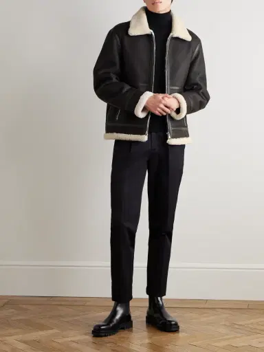 MR P. Shearling Bomber Jacket - Men | Thumbnail 2 MR P. Shearling Bomber Jacket - Men | Thumbnail 2