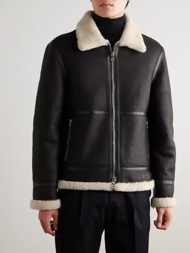 MR P. Shearling Bomber Jacket - Men | Thumbnail 3 MR P. Shearling Bomber Jacket - Men | Thumbnail 3
