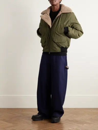 Canada Goose Chilliwack Recycled Wool-Blend Fleece and Shell Down Bomber Jacket - Men | Thumbnail 2 Canada Goose Chilliwack Recycled Wool-Blend Fleece and Shell Down Bomber Jacket - Men | Thumbnail 2