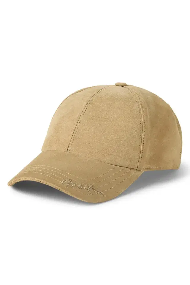 Ralph Lauren Suede Baseball Cap