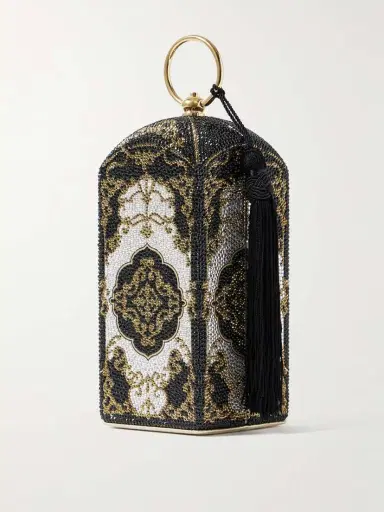 Judith Leiber Couture Tea Crystal-embellished Gold-tone Clutch | Thumbnail 3 Judith Leiber Couture Tea Crystal-embellished Gold-tone Clutch | Thumbnail 3