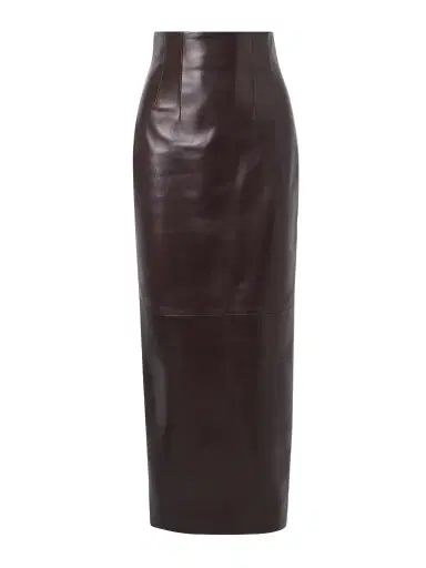 Khaite Loxley Leather Maxi Skirt | Thumbnail 1 Khaite Loxley Leather Maxi Skirt | Thumbnail 1
