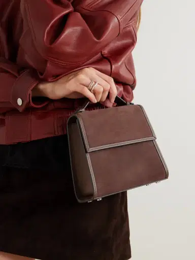 Hunting Season Small Leather-trimed Suede Tote | Thumbnail 2 Hunting Season Small Leather-trimed Suede Tote | Thumbnail 2