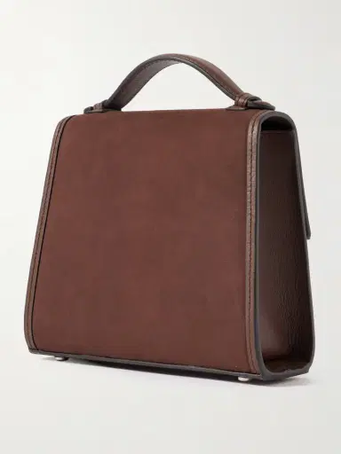 Hunting Season Small Leather-trimed Suede Tote | Thumbnail 3 Hunting Season Small Leather-trimed Suede Tote | Thumbnail 3