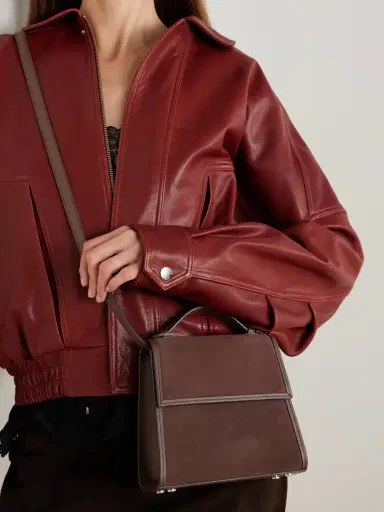 Hunting Season Small Leather-trimed Suede Tote | Thumbnail 6 Hunting Season Small Leather-trimed Suede Tote | Thumbnail 6
