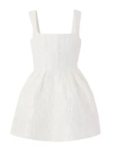 Rebecca Vallance Vanilla Dreams Pleated Cloqué Mini Dress | Thumbnail 1 Rebecca Vallance Vanilla Dreams Pleated Cloqué Mini Dress | Thumbnail 1
