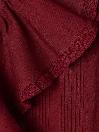 DÔEN Henri Lace-trimmed Ruffled Pintucked Organic Cotton-voile Blouse | Thumbnail 5 DÔEN Henri Lace-trimmed Ruffled Pintucked Organic Cotton-voile Blouse | Thumbnail 5
