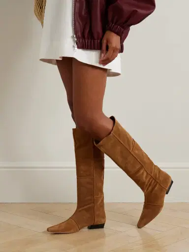 Staud Wally Suede Knee Boots | Thumbnail 2 Staud Wally Suede Knee Boots | Thumbnail 2