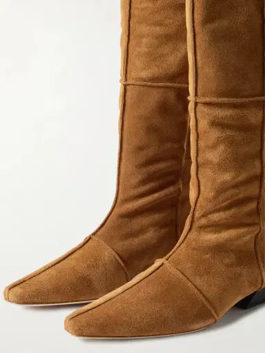 Staud Wally Suede Knee Boots | Thumbnail 4 Staud Wally Suede Knee Boots | Thumbnail 4