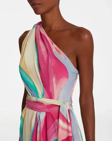 Emporio Sirenuse Augusta Dress in Orchidea Silk | Thumbnail 5 Emporio Sirenuse Augusta Dress in Orchidea Silk | Thumbnail 5