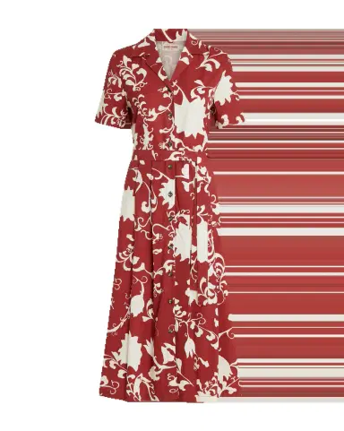 Emporio Sirenuse Claudia Dress in Flower Screen Print | Thumbnail 2 Emporio Sirenuse Claudia Dress in Flower Screen Print | Thumbnail 2