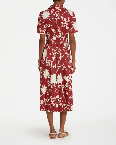 Emporio Sirenuse Claudia Dress in Flower Screen Print | Thumbnail 6 Emporio Sirenuse Claudia Dress in Flower Screen Print | Thumbnail 6
