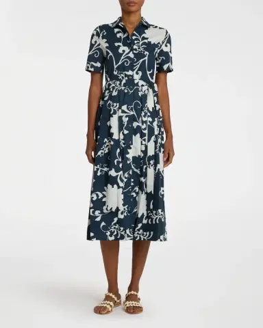 Emporio Sirenuse Claudia Dress in Flower Screen Print | Thumbnail 9 Emporio Sirenuse Claudia Dress in Flower Screen Print | Thumbnail 9