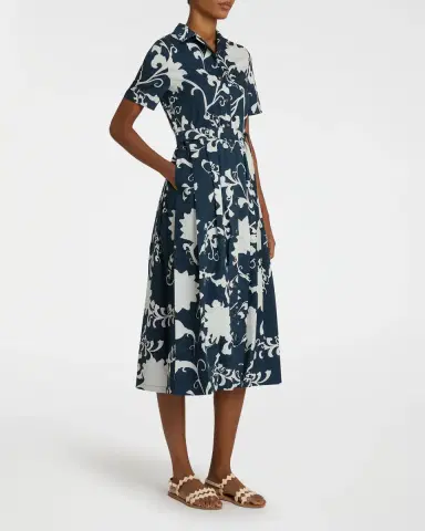 Emporio Sirenuse Claudia Dress in Flower Screen Print | Thumbnail 10 Emporio Sirenuse Claudia Dress in Flower Screen Print | Thumbnail 10