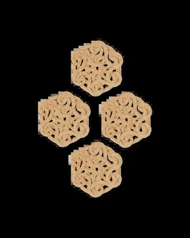 Emporio Sirenuse Coasters - Set of 4 | Thumbnail 1 Emporio Sirenuse Coasters - Set of 4 | Thumbnail 1