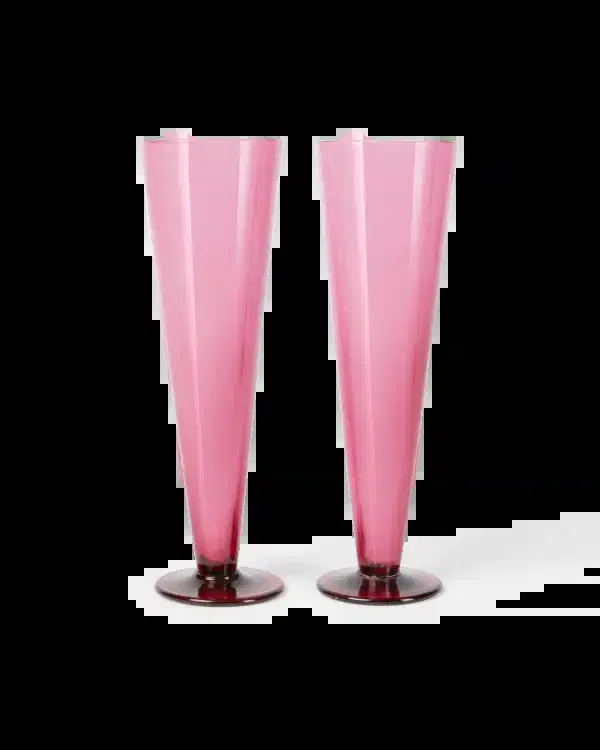 Coloured Champagne Flute Set of 2 Coloured Champagne Flute Set of 2
