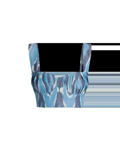 Emporio Sirenuse Dalia Top in Diamond Ikat | Thumbnail 5 Emporio Sirenuse Dalia Top in Diamond Ikat | Thumbnail 5