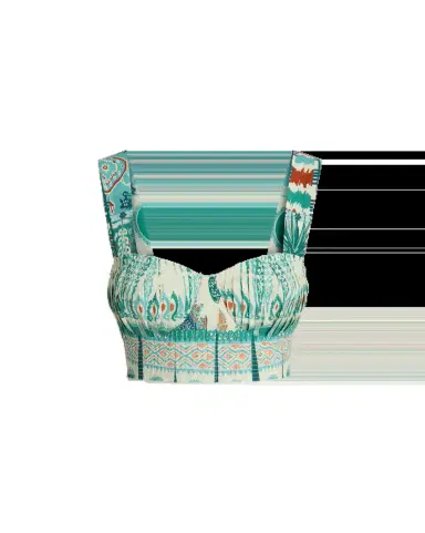 Emporio Sirenuse Dalia Top in Tribal Botanic Print | Thumbnail 5 Emporio Sirenuse Dalia Top in Tribal Botanic Print | Thumbnail 5
