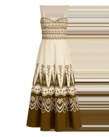 Emporio Sirenuse Elida Dress with Alabama Embroidery | Thumbnail 4 Emporio Sirenuse Elida Dress with Alabama Embroidery | Thumbnail 4