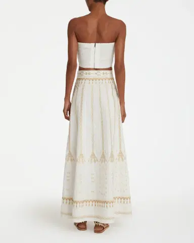 Emporio Sirenuse Flavia Top with Calliope Embroidery | Thumbnail 11 Emporio Sirenuse Flavia Top with Calliope Embroidery | Thumbnail 11