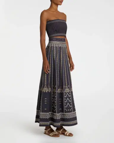 Emporio Sirenuse Flavia Top with Calliope Embroidery | Thumbnail 5 Emporio Sirenuse Flavia Top with Calliope Embroidery | Thumbnail 5