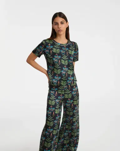 Emporio Sirenuse Gabrielle Top in Persian Botanic Print | Thumbnail 3 Emporio Sirenuse Gabrielle Top in Persian Botanic Print | Thumbnail 3