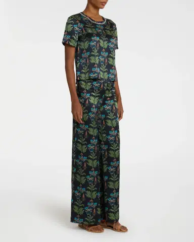 Emporio Sirenuse Gabrielle Top in Persian Botanic Print | Thumbnail 6 Emporio Sirenuse Gabrielle Top in Persian Botanic Print | Thumbnail 6