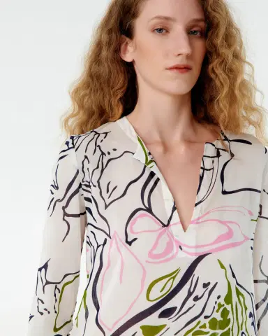 Emporio Sirenuse Giada Caftan in Calypso Print | Thumbnail 2 Emporio Sirenuse Giada Caftan in Calypso Print | Thumbnail 2