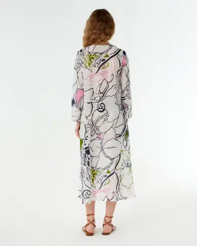 Emporio Sirenuse Giada Caftan in Calypso Print | Thumbnail 3 Emporio Sirenuse Giada Caftan in Calypso Print | Thumbnail 3