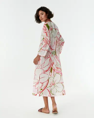 Emporio Sirenuse Giada Caftan in Calypso Print | Thumbnail 7 Emporio Sirenuse Giada Caftan in Calypso Print | Thumbnail 7