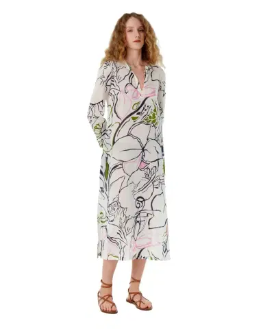 Emporio Sirenuse Giada Caftan in Calypso Print | Thumbnail 1 Emporio Sirenuse Giada Caftan in Calypso Print | Thumbnail 1