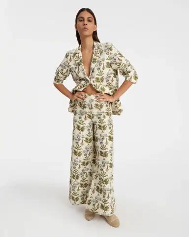 Emporio Sirenuse Grace Jacket in Persian Botanic Print | Thumbnail 4 Emporio Sirenuse Grace Jacket in Persian Botanic Print | Thumbnail 4