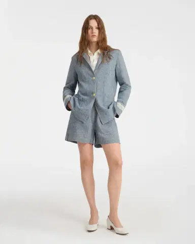 Emporio Sirenuse Grace Jacket with Palm Embroidery | Thumbnail 9 Emporio Sirenuse Grace Jacket with Palm Embroidery | Thumbnail 9