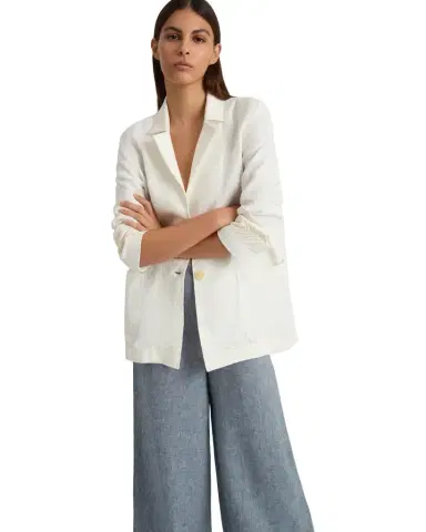 Emporio Sirenuse Grace Jacket with Palm Embroidery | Thumbnail 1 Emporio Sirenuse Grace Jacket with Palm Embroidery | Thumbnail 1