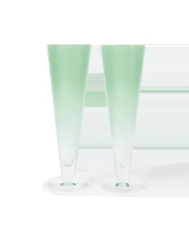 Emporio Sirenuse Gradient Champagne Flute Set of 2 | Thumbnail 5 Emporio Sirenuse Gradient Champagne Flute Set of 2 | Thumbnail 5