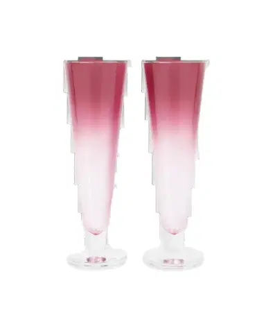 Emporio Sirenuse Gradient Champagne Flute Set of 2 | Thumbnail 1 Emporio Sirenuse Gradient Champagne Flute Set of 2 | Thumbnail 1