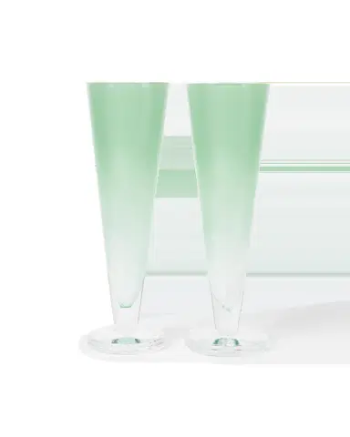 Emporio Sirenuse Gradient Champagne Flute Set of 2 | Thumbnail 5 Emporio Sirenuse Gradient Champagne Flute Set of 2 | Thumbnail 5