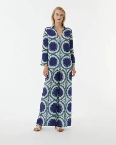 Emporio Sirenuse Jia Tunic in Solaris Print | Thumbnail 3 Emporio Sirenuse Jia Tunic in Solaris Print | Thumbnail 3