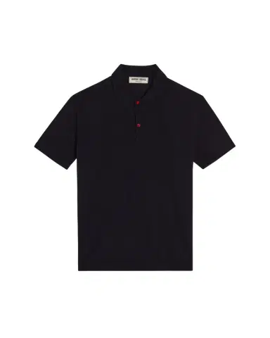 Emporio Sirenuse Knit Cotton Polo Shirt | Thumbnail 1 Emporio Sirenuse Knit Cotton Polo Shirt | Thumbnail 1