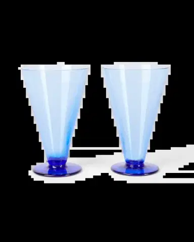 Emporio Sirenuse Large Coloured Stemmed Glass Set of 2 | Thumbnail 3 Emporio Sirenuse Large Coloured Stemmed Glass Set of 2 | Thumbnail 3
