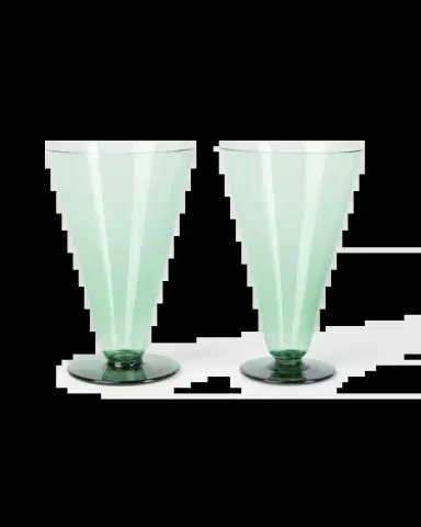 Emporio Sirenuse Large Coloured Stemmed Glass Set of 2 | Thumbnail 5 Emporio Sirenuse Large Coloured Stemmed Glass Set of 2 | Thumbnail 5