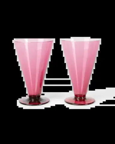Emporio Sirenuse Large Coloured Stemmed Glass Set of 2 | Thumbnail 1 Emporio Sirenuse Large Coloured Stemmed Glass Set of 2 | Thumbnail 1