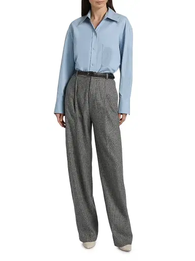 Vince Women's Oversized Cotton Button-Front Shirt | Thumbnail 2 Vince Women's Oversized Cotton Button-Front Shirt | Thumbnail 2