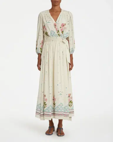 Emporio Sirenuse Lavinia Dress in Indian Rose Print | Thumbnail 2 Emporio Sirenuse Lavinia Dress in Indian Rose Print | Thumbnail 2