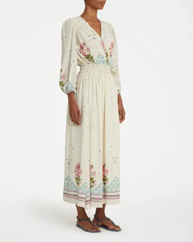 Emporio Sirenuse Lavinia Dress in Indian Rose Print | Thumbnail 3 Emporio Sirenuse Lavinia Dress in Indian Rose Print | Thumbnail 3