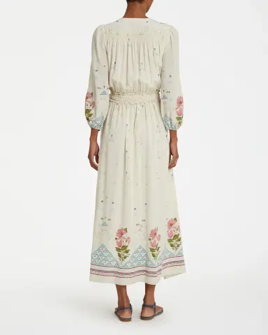 Emporio Sirenuse Lavinia Dress in Indian Rose Print | Thumbnail 4 Emporio Sirenuse Lavinia Dress in Indian Rose Print | Thumbnail 4