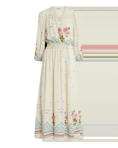 Emporio Sirenuse Lavinia Dress in Indian Rose Print | Thumbnail 1 Emporio Sirenuse Lavinia Dress in Indian Rose Print | Thumbnail 1