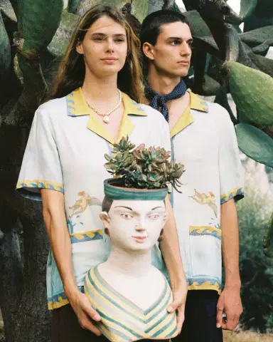 Emporio Sirenuse Le Sirenuse Shirt by Paolo Sandulli | Thumbnail 2 Emporio Sirenuse Le Sirenuse Shirt by Paolo Sandulli | Thumbnail 2